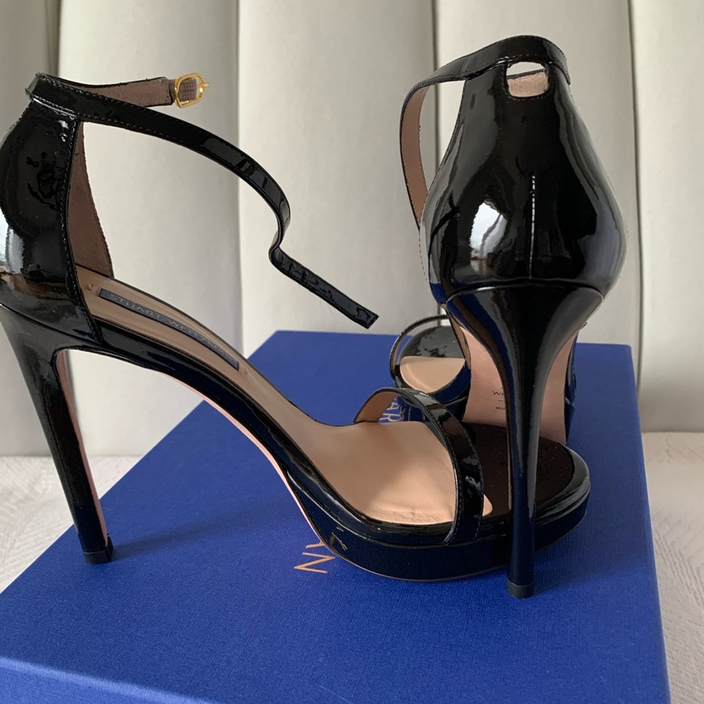 Stuart Weizmann Nudist Disco Black platform